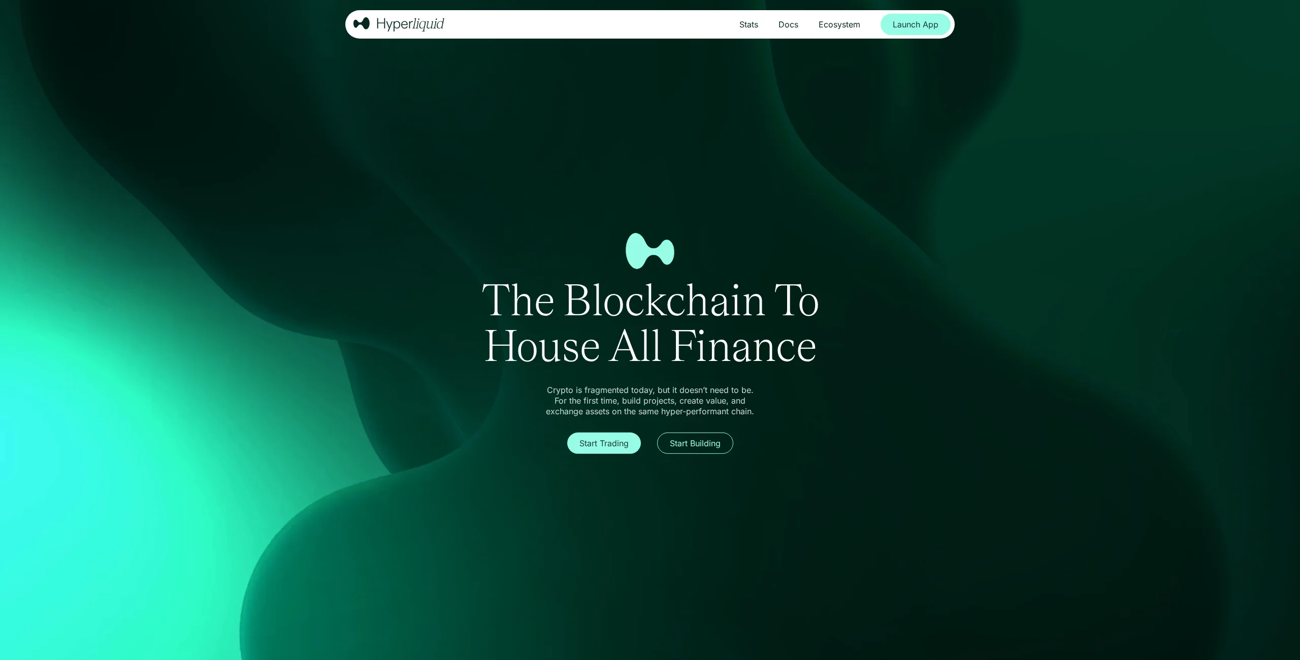 Hyperliquidの公式サイト
